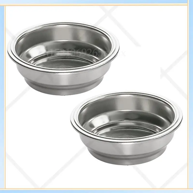 

-SPOR Double Wall Portable Strainer 58Mm Stainless Steel Dual Wall Filter Basket Reusable Coffee Filters For Coffee Machines