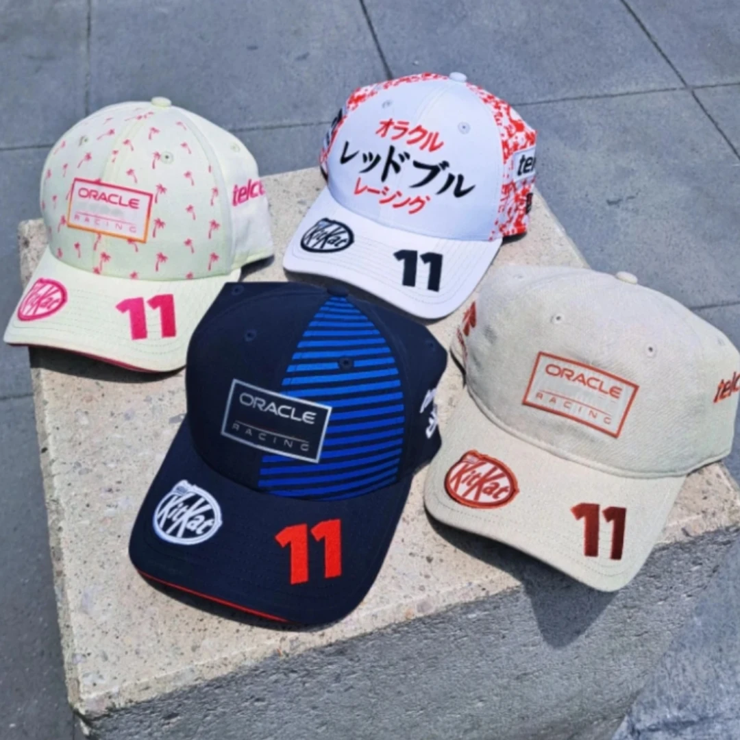 

2024 Team F1 Checo Perez Verstappen 2024 Japen GP Miami GP Monaco GP China GP Mexico GP Cap Baseball Hat Formula 1 Racing Cap