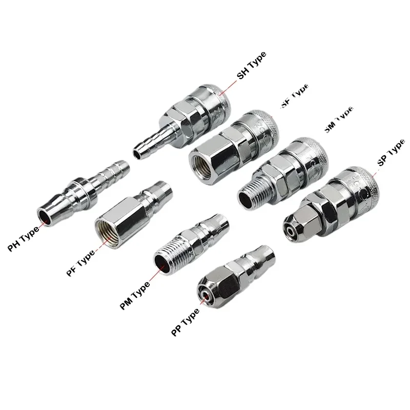 SH PH SP PP SM PM PM SF złącze pneumatyczne szybkozłączowe akcesoria do sprężarek łączących łączniki wąż do sprężonego powietrza
