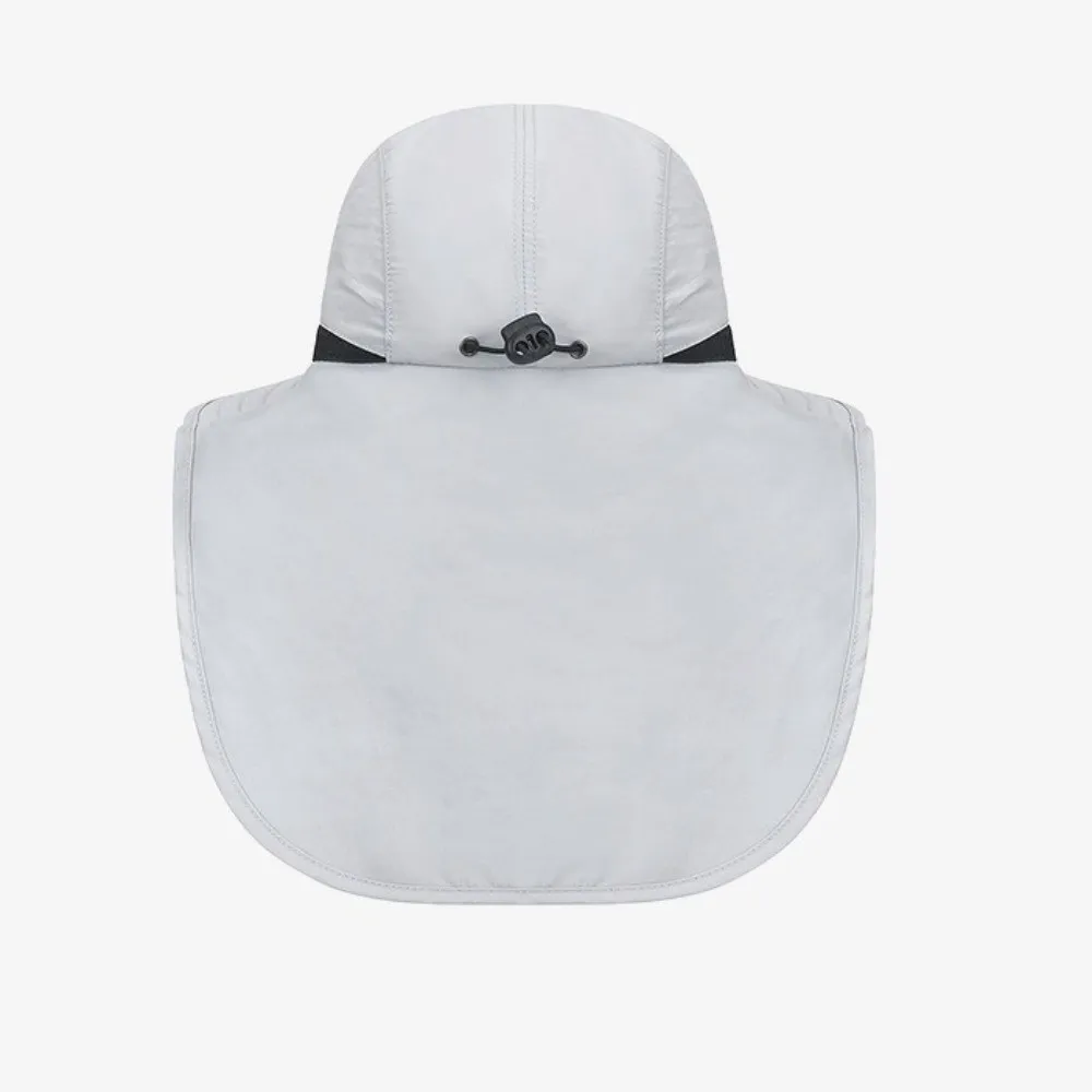 Simple Wide Brim Outdoor Sun Hat UV Protection with Neck Flap Fisherman Cap Breathable Quick-drying Bucket Cap Beach view 3