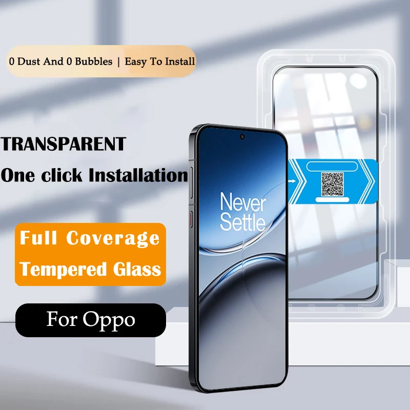 

20D One-click Installation Screen Protector For OnePlus Nord CE 4 3 2 Lite N300 N200 N30 N20 SE Tempered Glass With Mounting Box
