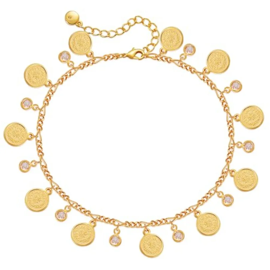 

Yumikoo 18k Gold Plated Anklet Ankle Bracelets for Women