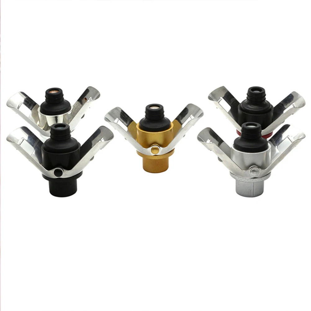 

2pcs Plug Stopper Stainless Steel Wine Cap Stopper Vacuum Sealer Plug For Sparkling Wine Bottle