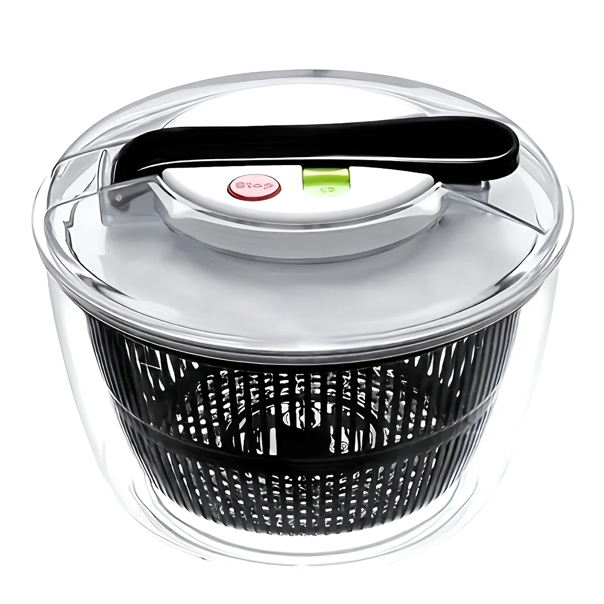 

High-Capacity Manual Fruit Vegetable Washing Machine Food-Grade Safe Plastic Deeply Cleans Kitchen Utensils Drainage Function