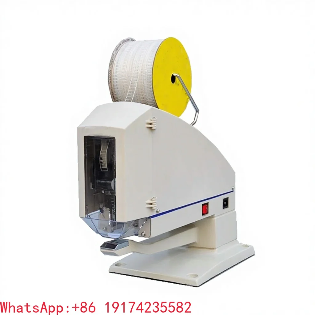 New Waistband Card Trapezoidal Glue Pin Clothing Hangtag Denim Pants Casual Pants Fixed Label Machine Automatic