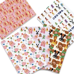 Classic cartoon DIY cotton fabric polyester cotton hand sewn and patchwork quilted baby dress curtain dresshome printing popular