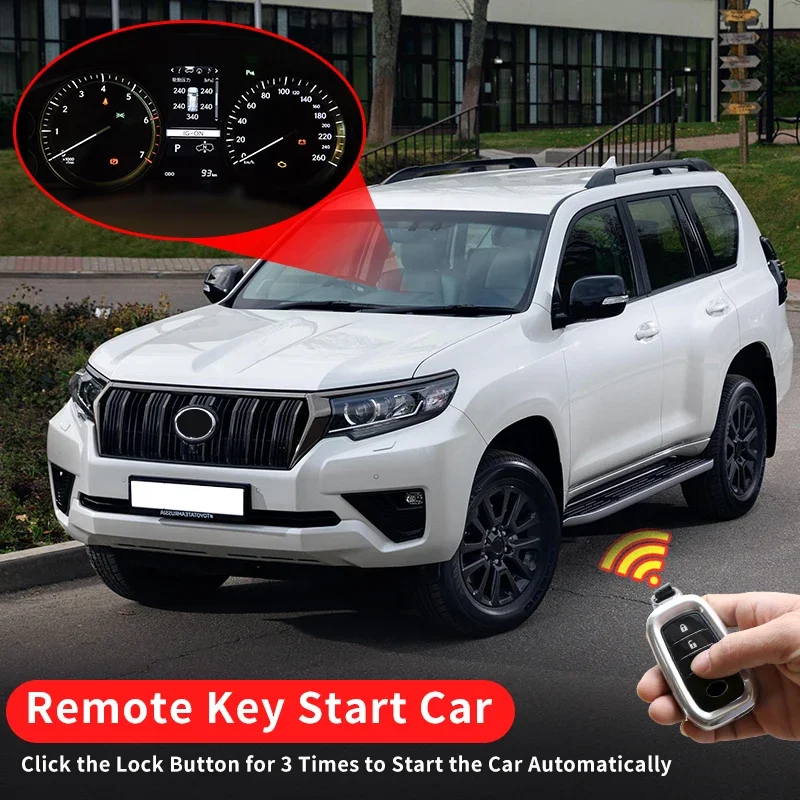 Remote Key Starter,For Toyota Land Cruiser Prado 150 2010-2022 2023 Interior Upgraded Modification accessories,body kit LC150