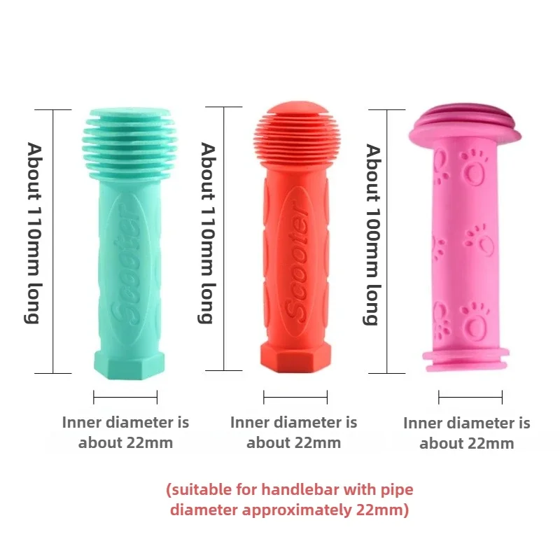 

1pair Rubber Bike Bicycle Handle Bar Grips Anti-slip Waterproof Tricycle Scooter Handlebar For Kids Child Cycling Handle Bars