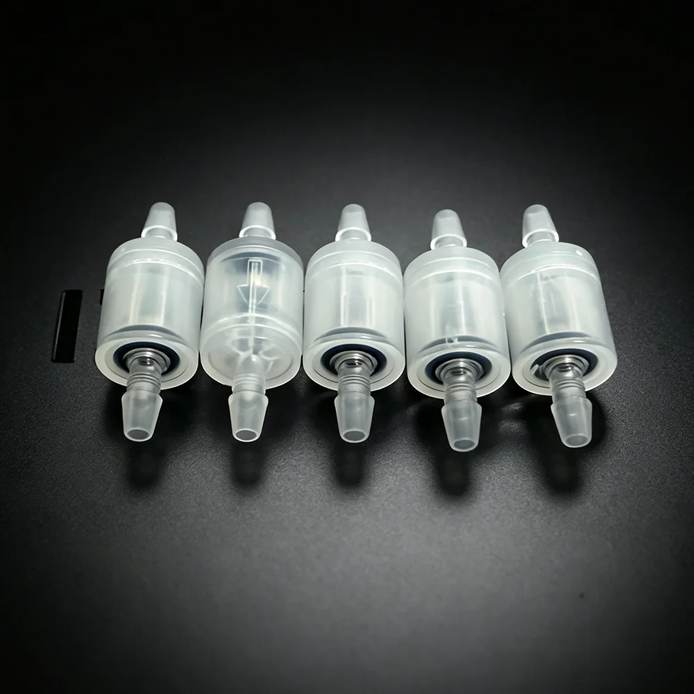 10PCS Low Pressure No Leakage Spring Loaded Plastic Non-Return Water Check Valve For Water Diepenser