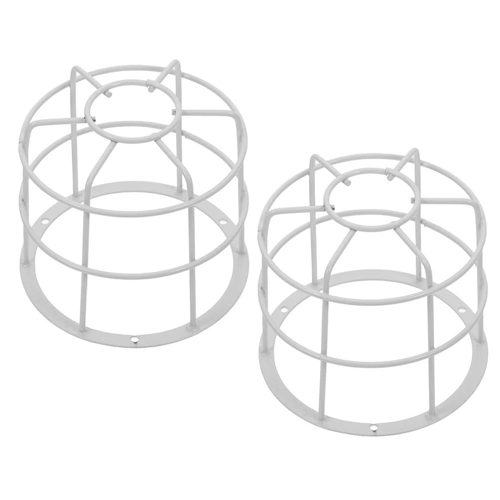 

2Pcs Wire Mesh Signal Light Guard Explosion Proof Protective Lamp Shade Holder for School Bus Warning Lights Industrial Cage