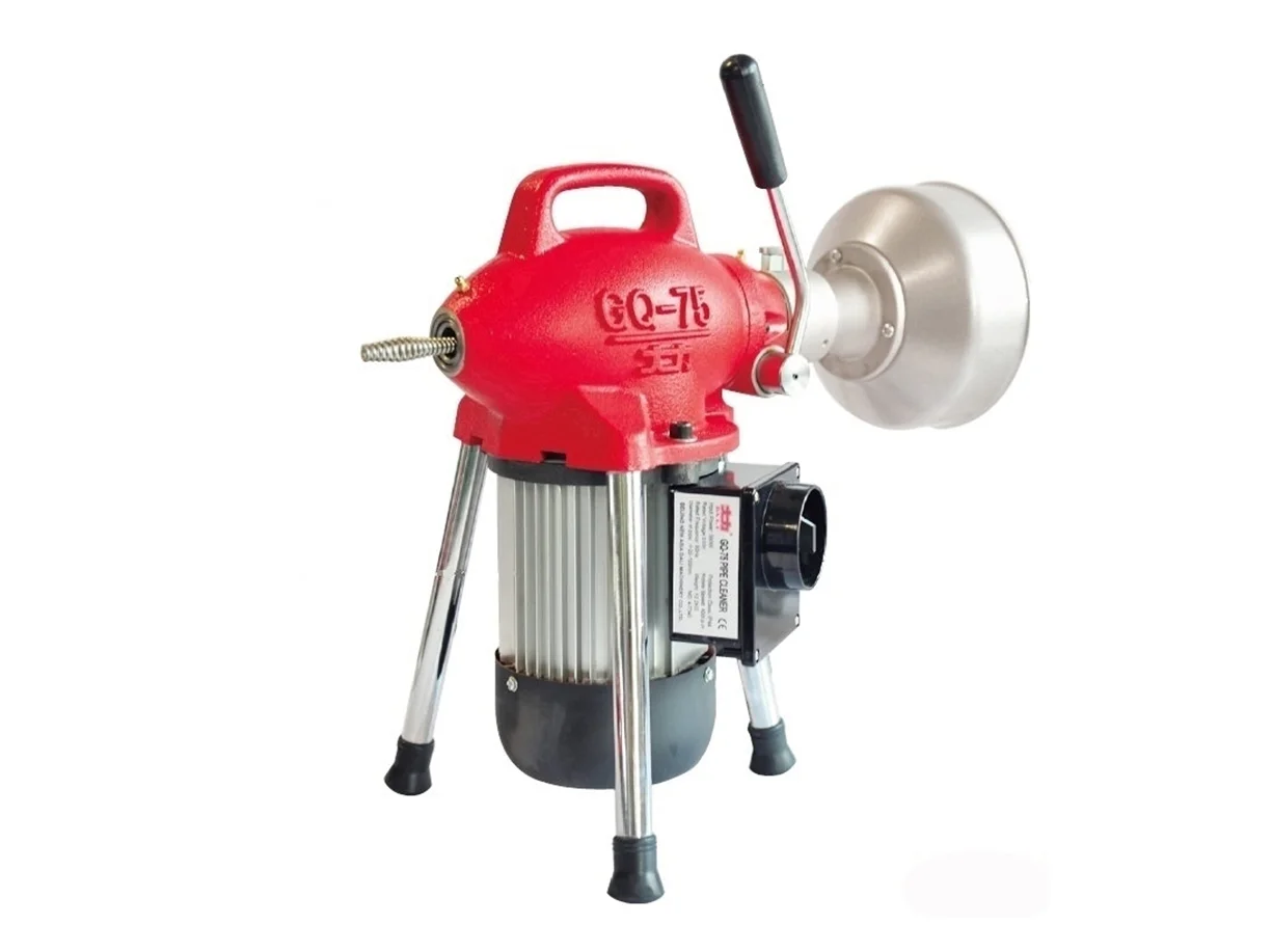 Portable Electric High Pressure Drain Pipe Cleaning Machine, Industrial Professional Plumbing Sanitary Dredging Equipment