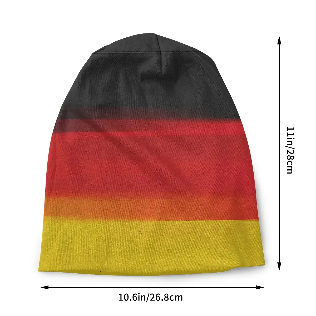 Thin Bonnet Hats Flag Men Women's German Deutsche Flagge Cap Street Skullies Beanies Caps