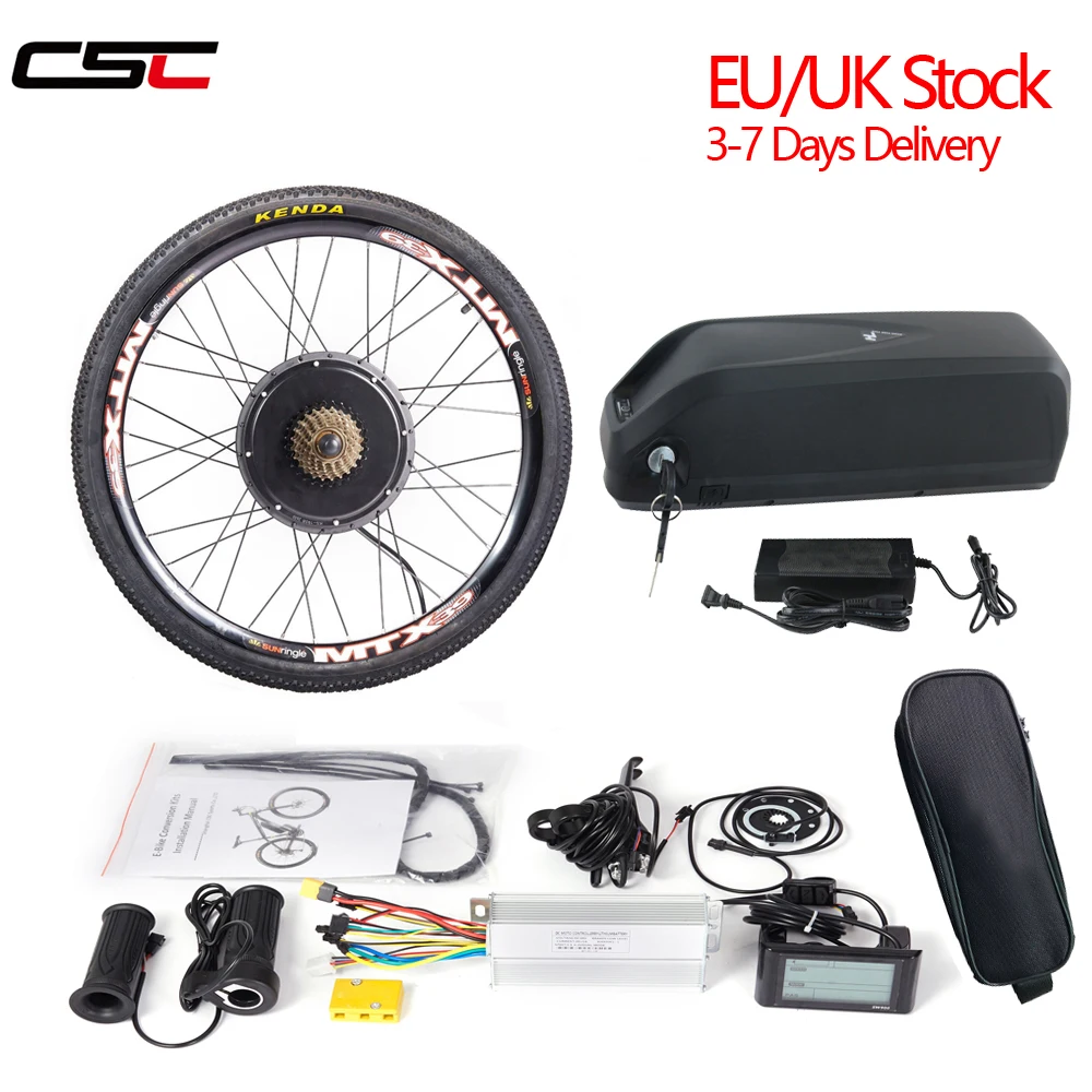 الاتحاد الأوروبي الأسهم لا ضريبة CSC العجلات الخلفية 26 '27.5 '29' مكبح قرصي MTX حافة دراجة كهربائية تحويل عدة 48 فولت 1000 واط 1500 واط Ebike محور المحرك #1