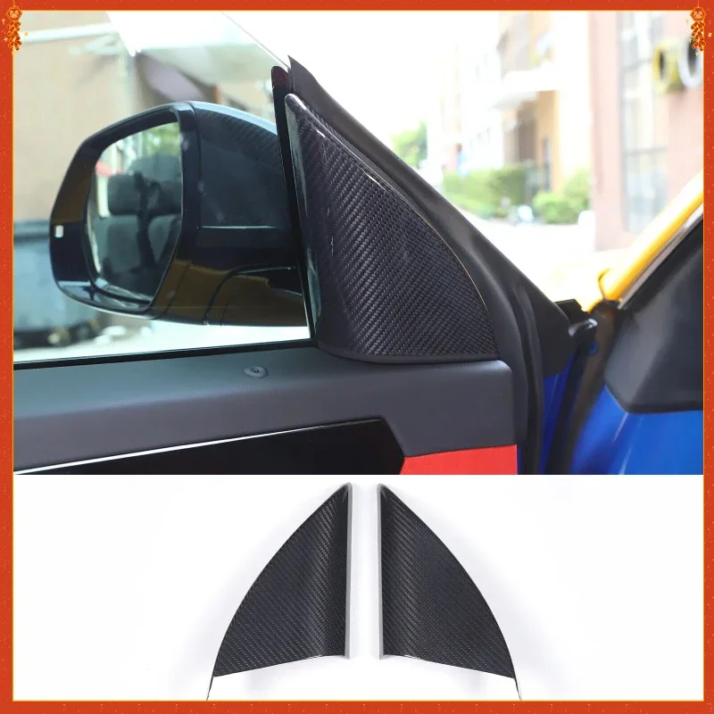 

For Lamborghini URUS Real Dry Carbon Fiber Interior Door Triangle A Pillar Cover Trim Fit modification 2018-2021 Accessories