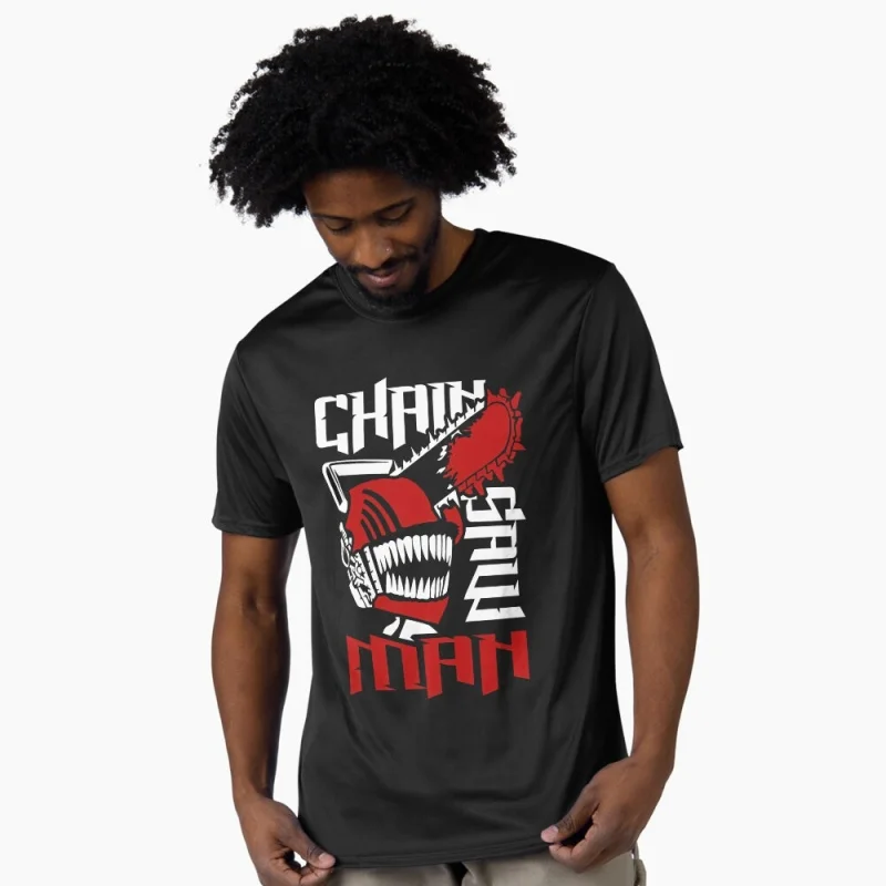 

Chainsaw Devil Icon Brutal Symbol Power Anime Gift T shirt Darkness Manga Graphic Clothes Short Sleeve All size tee S-6XL