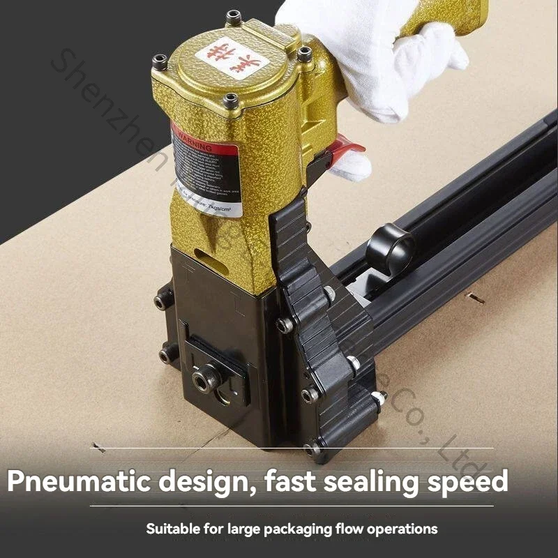 

New ADCS-22 Box Sealing Machine, Nail Box Machine, And Carton Ordering Machine Pneumatic Cardboard Box Nail Gun Nailing Machine
