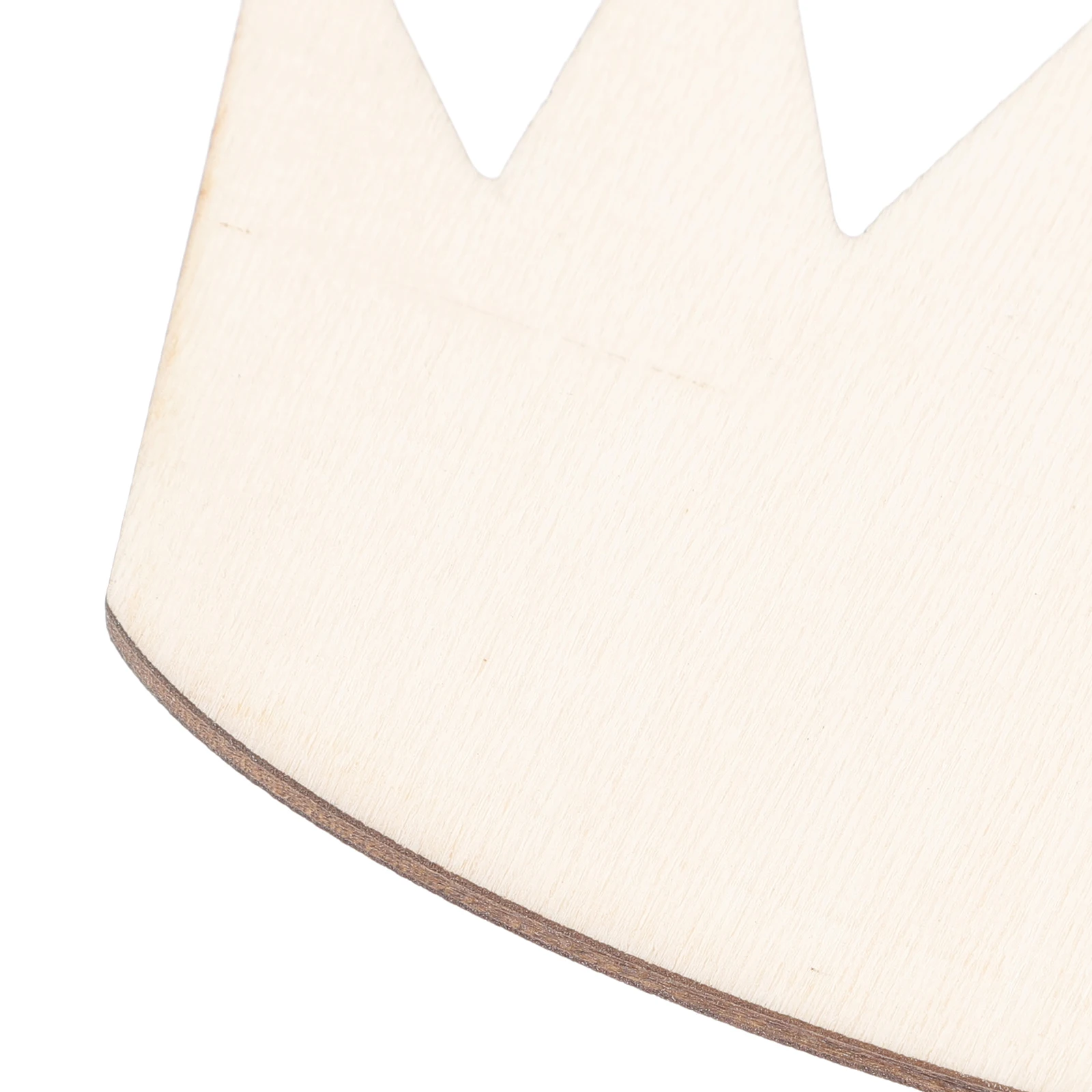 

Wooden Crown Pendant Small Crowns for Crafts Decorations Crafting Diy Materials Ornaments