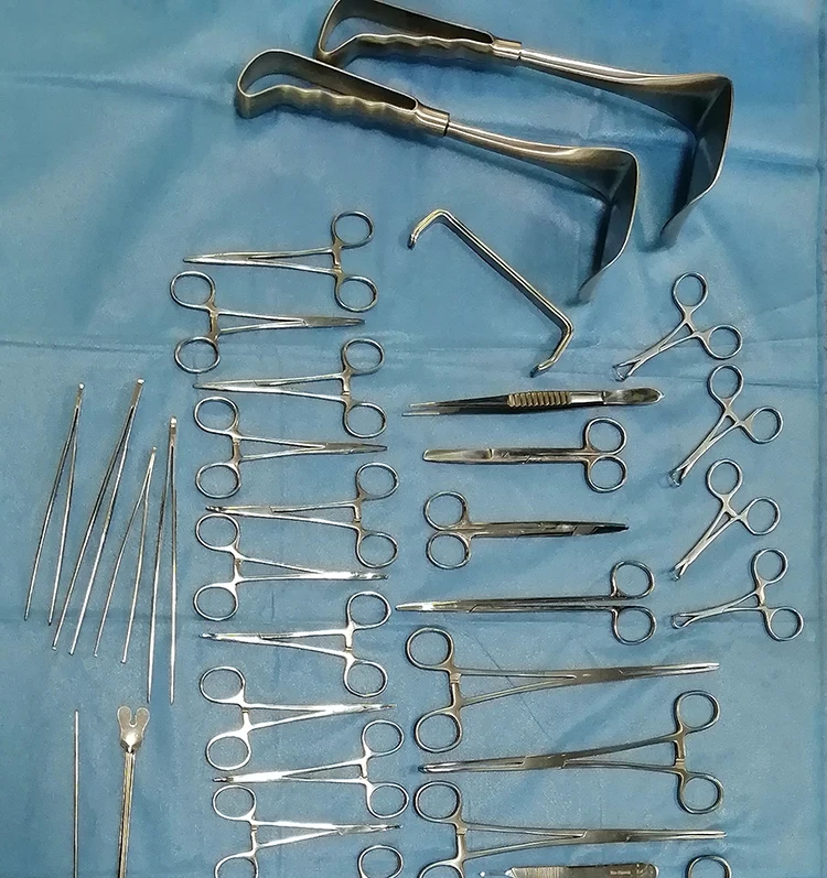 Medical Operation Instrument Instrument Delivery Kit Caesarean Surgery Box Tool Set