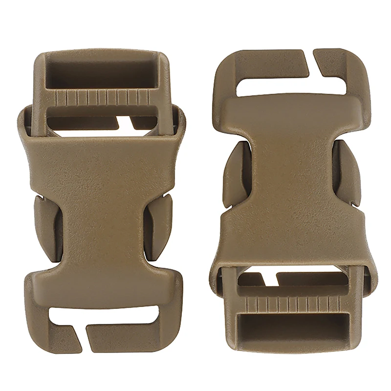 2Pcs Buckles Side Release Buckle Quick Attach Surface Mount CS Hunting Gear Airsoft Vest Modular Attachment Point