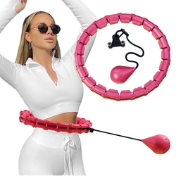 24 Adjustable Sport Hoops Weight Loss Abdominal Thin Waist Exercise Detachable Massage Hoops Fitness Equipment Gym Home Training