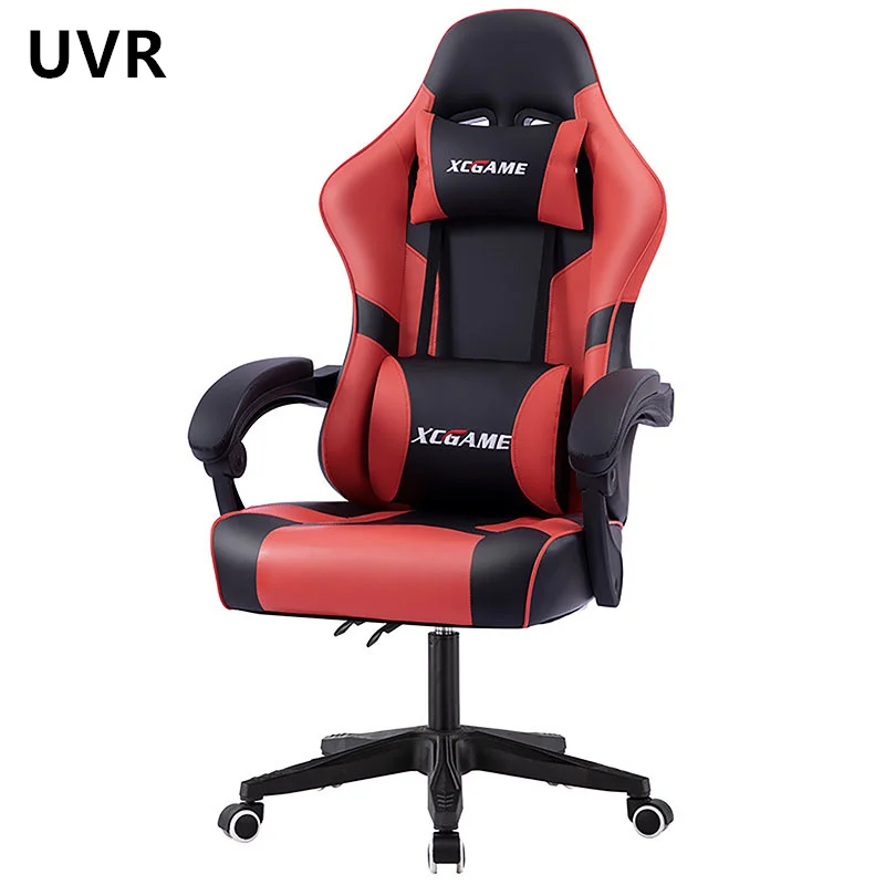 UVR Ergonomic Computer Chair LOL Internet Cafe Racing Chair Adjustable Swivel With Footrest Can Lie Down Office Chair