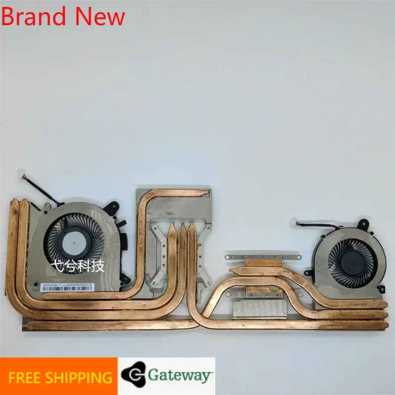 

A+New Laptop CPU+GPU Fan with Radiator for MSI GF65-Thin GF66 MS-1581 16W1 PAAD06D15SL N433 DC5V 0.55A PABD08008SH N413 DC5V 1A
