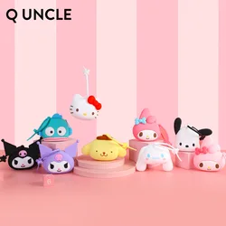 Sanrio Hello Kitty Silica Gel Coin Purse Kawaii Anime Kuromi Cinnamoroll Pochacco Student Sweet Mini Headphones Storage Bag