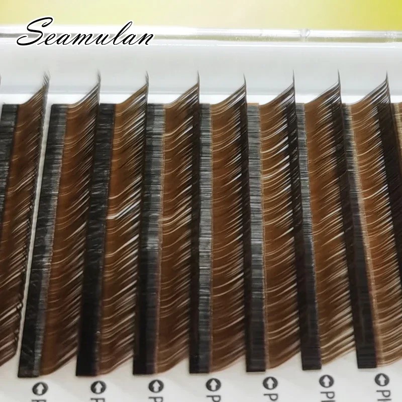 Individual Eyelashes Colored Lashes Brown Eyelash Extension All Size Soft Natural High Quality Makeup For Beauty