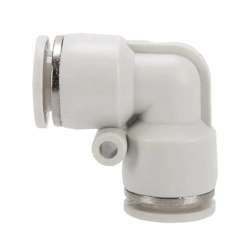 5PCS 4 6 8 10 12  mm PV PVG Elbow 90 Degree Pneumatic Air Fitting Push To Connect Fitting Quick Release Push Lock Air Compressor