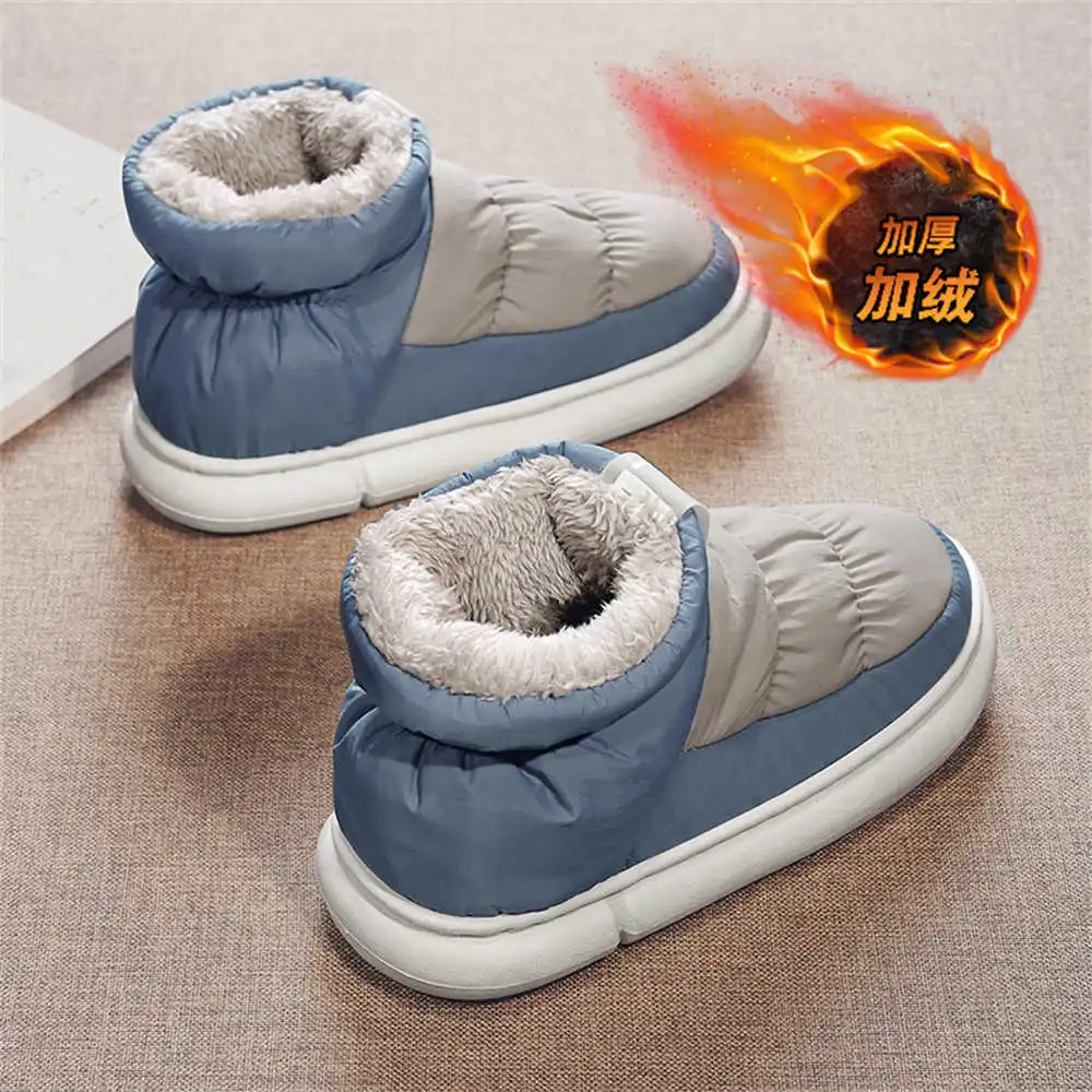 Slip-on Snowboots Sneakers Woman Colors Woven Outdoor Sports Woman Shoes Big Size 48 Classic Items Second Hand Cuddly