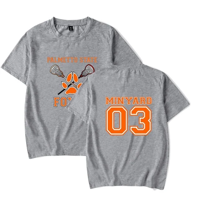 All for the Game Palmetto State Foxes Andrew Minyard Cotton High Quality EU Size top men t shirt y2k Japanese unisex clothing