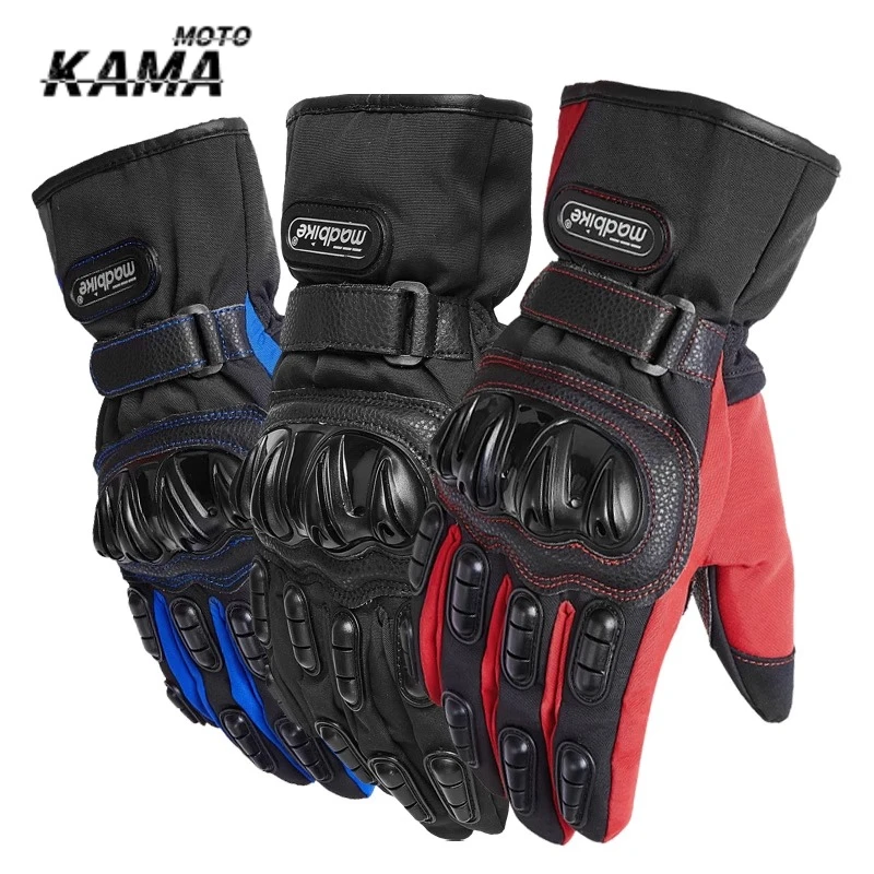 

Winter Motorcycle Gloves Touch Screen Waterproof Guantes Moto Gloves Thermal Fleece Lined Motorbike Riding Gloves 장갑