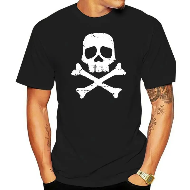 

Space Pirate Captain Harlock Skull And Cross Bones Men Short Sleeve T Shirt Men T Shirt 2023 Newest