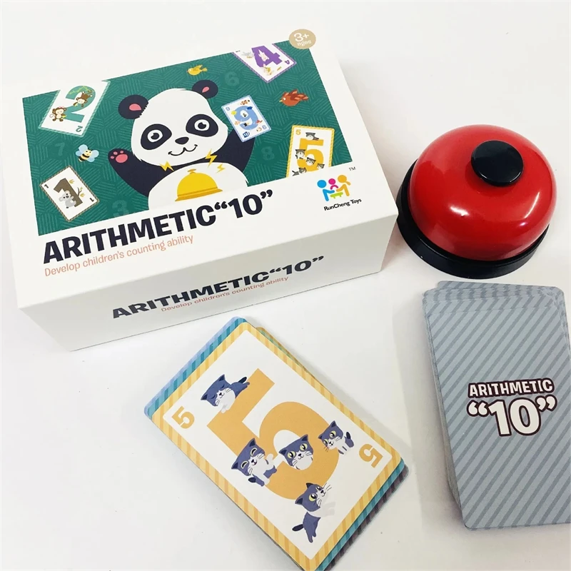 Kids Number Card Math Addition And Subtraction Parent-child Interactive Game Crazy Arithmetic 10 Game Toy For Boys Girls Gift