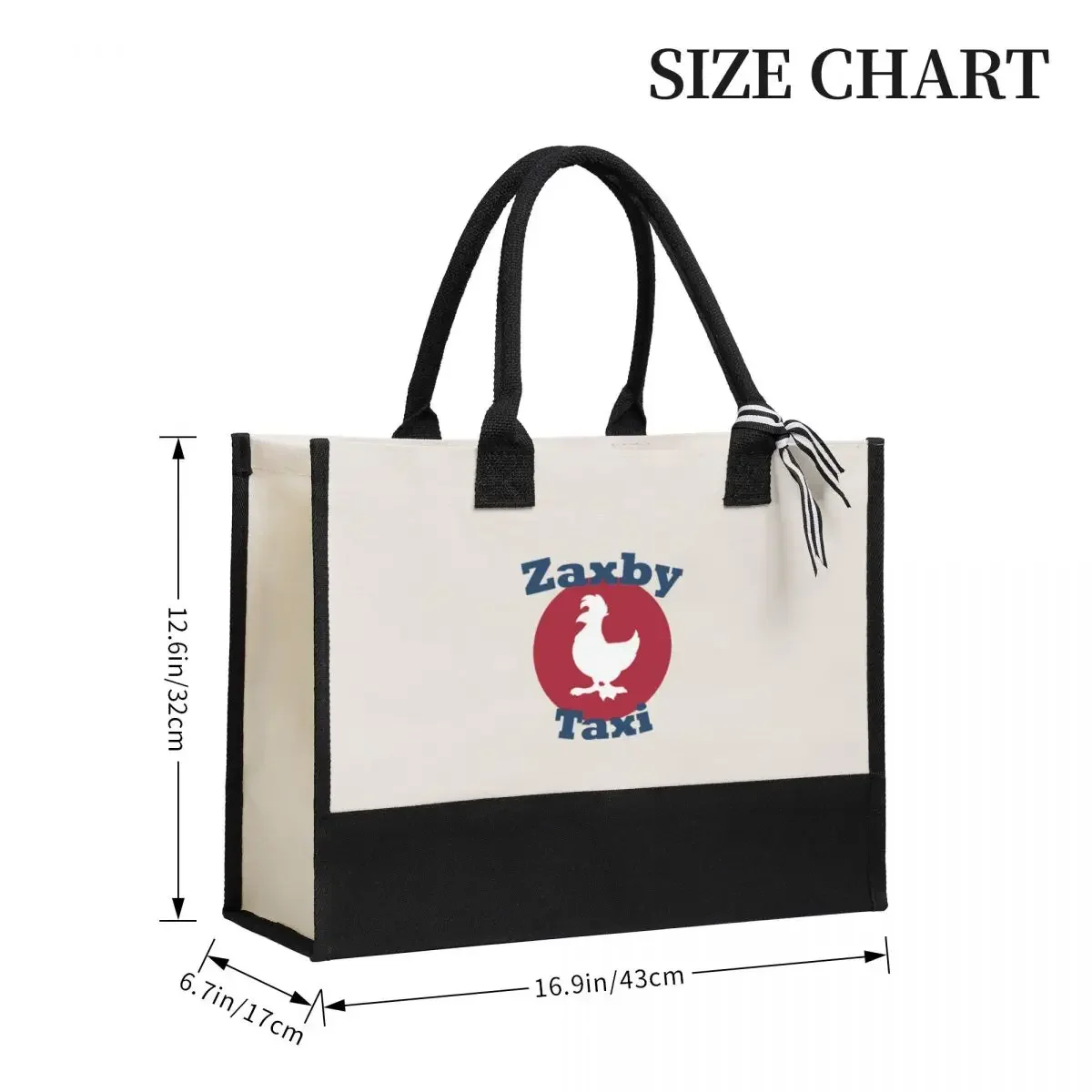 Canvas Gift Shopping Bag Chicken Driver Canvas Large Capacity Bag Customizable Quality Gifts