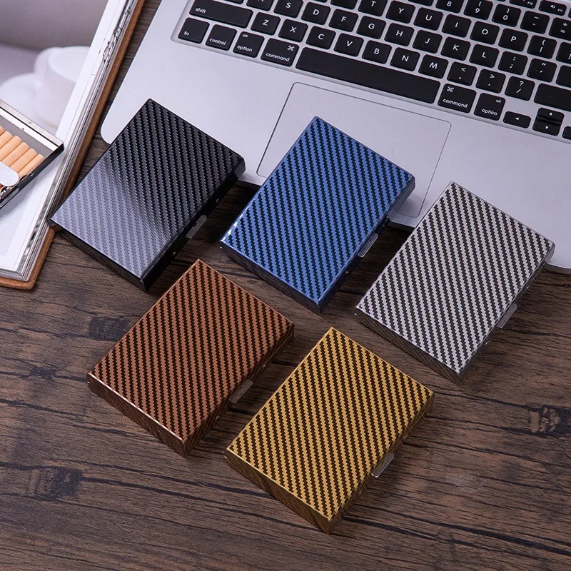 Verzegelde sigarettendoos van aluminiumlegering 20-pack grote capaciteit Lichtgewicht versie draagbare zakelijke sigarettenkoker Roken Gadgets