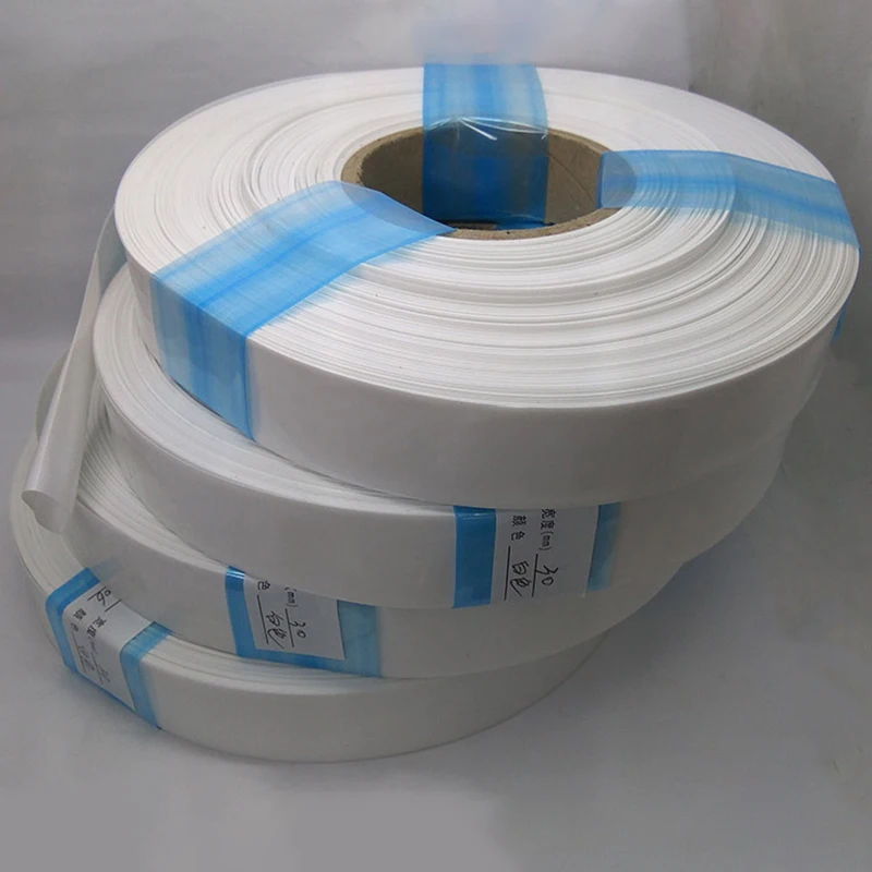 1 Meter Width 7mm-250mm White 18650 Lipo Battery Film PVC Heat Shrink Tube Pack Insulated Film Wrap lithium Case Cable Sleeve