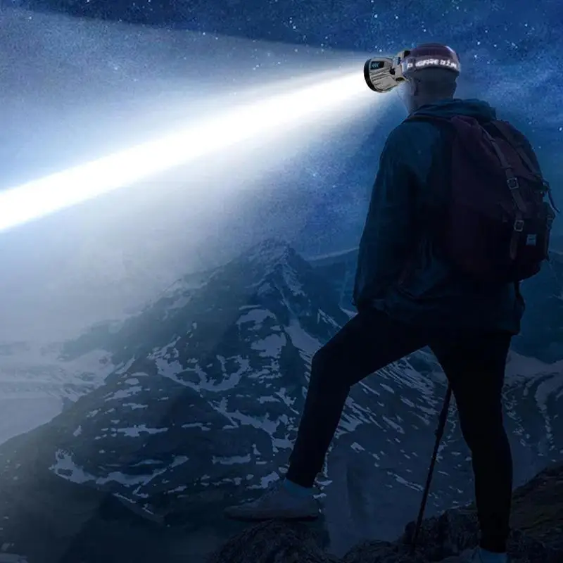 Rechargeable Headlights Night Fishing Rechargeable Headlight Outdoor Lighting Tool With High-Light LED Wick For Cycling