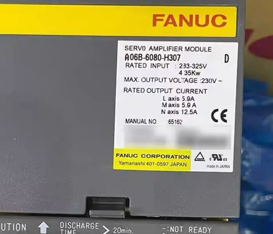 A06B-6080-H307 New Fanuc Servo Driver IN STOCK Fast ship