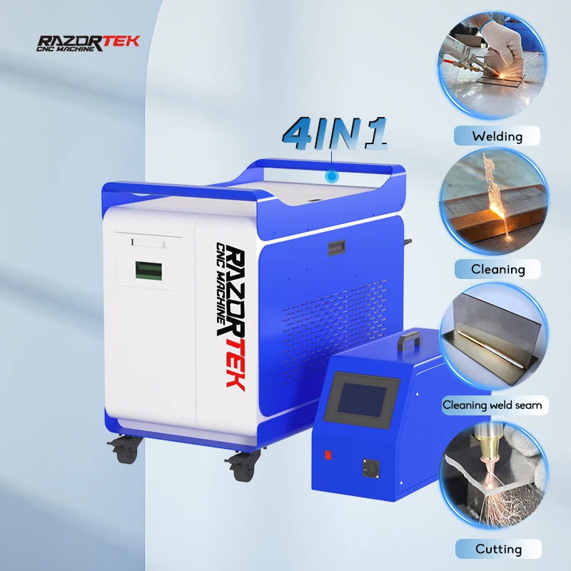 4 in 1 fiber laser welder cleaner steel matel handheld mini fiber laser welding machine