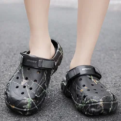 Men's EVA Slippers Summer Slides Outdoor Garden Clogs Male Casual Shoes Fashion Luxury Sandals Comfort Home Soft Slippers 40-45