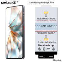 2Pcs HD Front Hydrogel Film For Nubia Z70 Ultra Z60 Ultra Z60s Pro Matte Self-Healing TPU Screen Protector+Install Tools