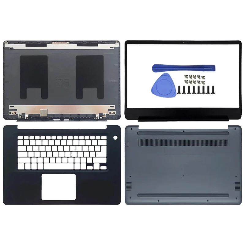For DELL Vostro 5581 V5581 Laptops Screen Case Laptop LCD Back Cover Front Bezel Palmrest Top Case Bottom Cases 0HCF0V 0JRG7M