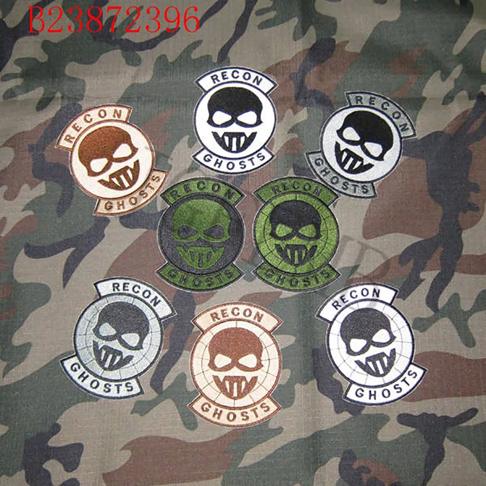 NSWDG DEVGRU-Tactical Military Embroidery Patch, 6 Ghosts, Recon Morale, Seal Team, NSWDG