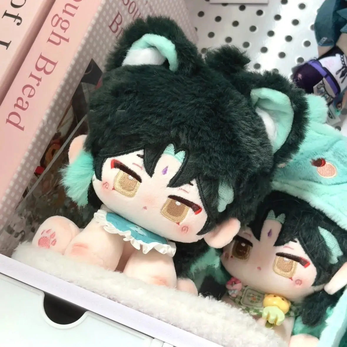 

Stuffed 15cm Anime Genshin Impact Xiao's Anemo Plushie Cartoon Plush Doll Toy Dress-up Children Adults Collectible Cotton Gift