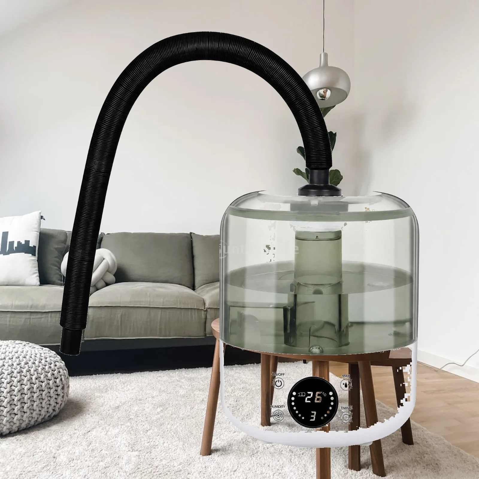 Mist Humidifier for Terrarium with Remote Touch Panel Timer and Auto Shut Off for Reptile Enclosure