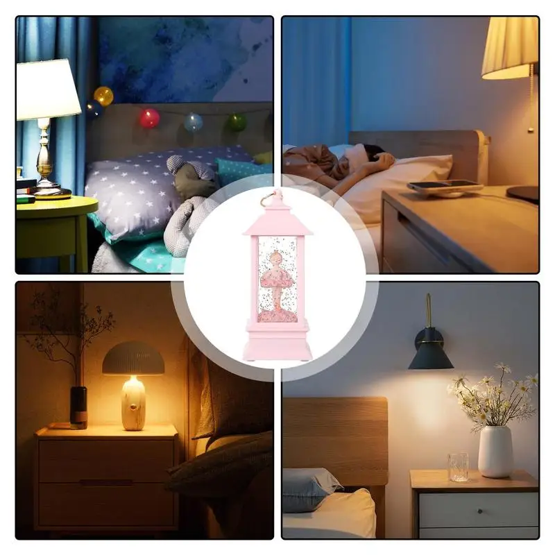 Ballet Dancer Night Light Ballet Dancer Nursery Lamp Portable Battery Powered Night Light Room Decoration Table Lamp Ornaments