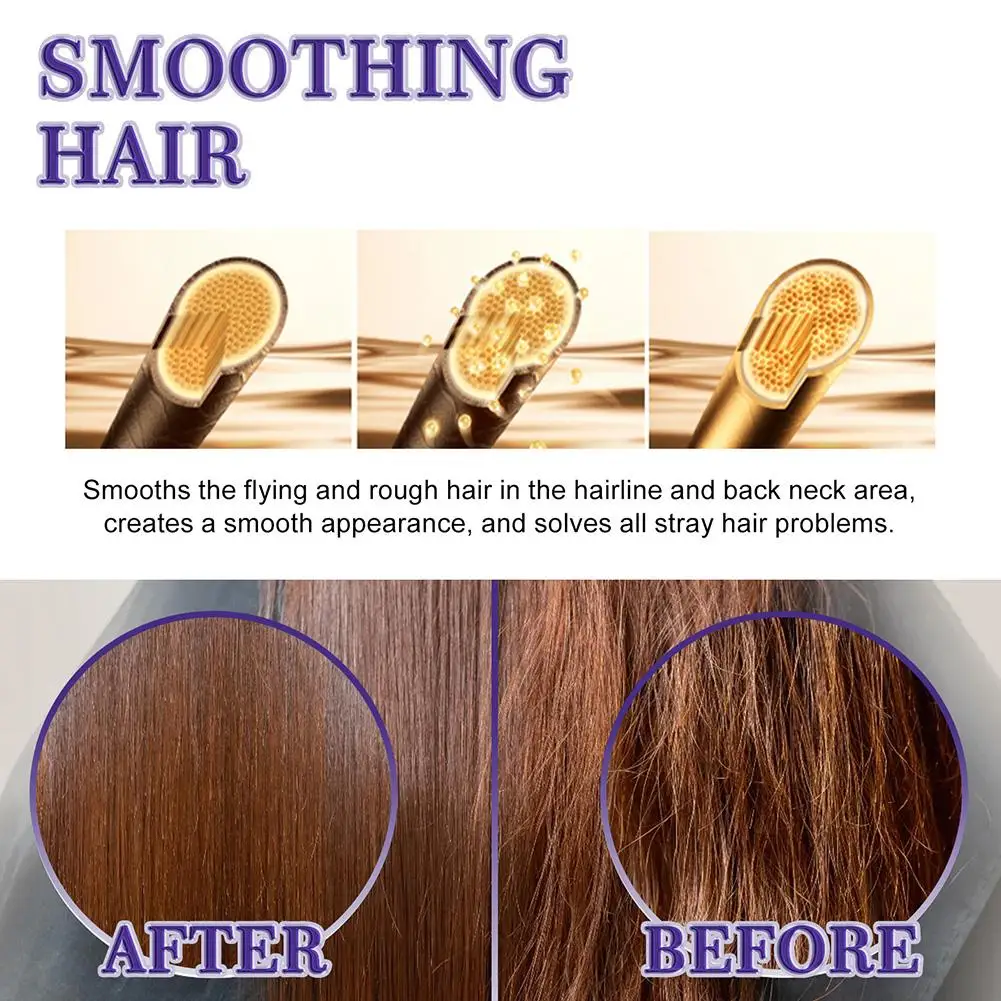 

Hair Wax Stick Prevent Frizz Arrange Loose Smooth Styling Greasy Natural Wax 40g Styling Bar Women Long-lasting Hair Men No J7F3