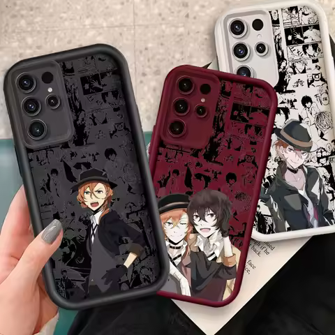 Bungo Stray Dogs Anime For Samsung Note 20 S24 S23 S22 S21 S20 Ultra Plus FE A25 A23 A22 A15 A31 5G Eye Ladder TPU Phone Case