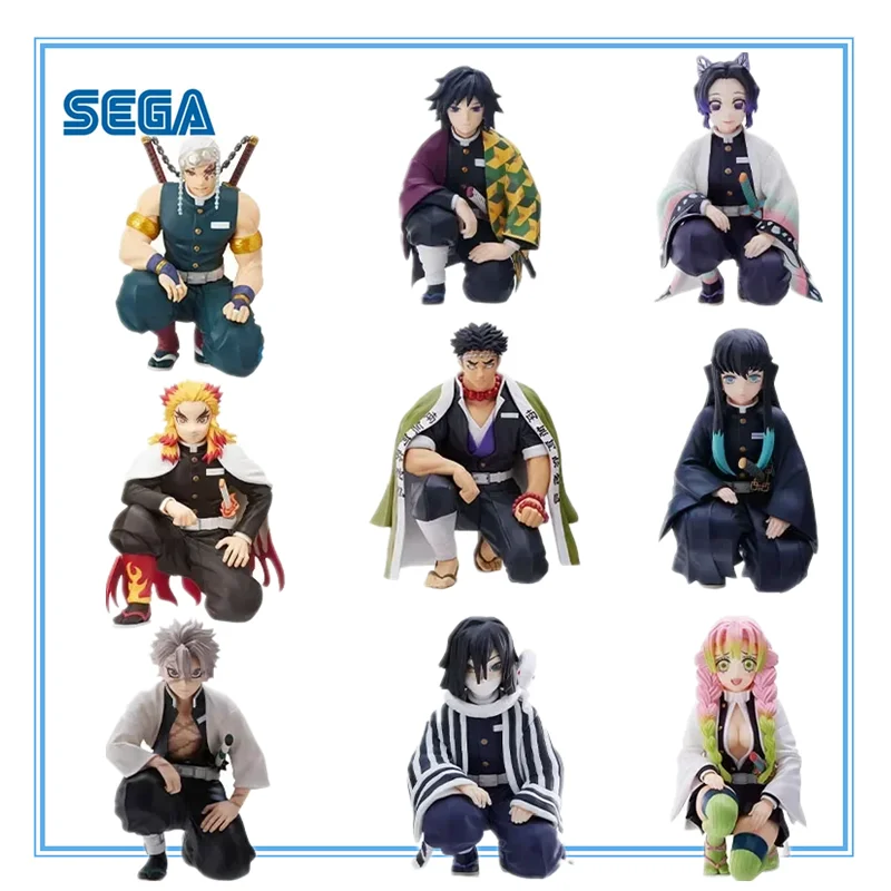 

SEGA натуральная фигурка Chokonose Demon Slayer аниме-фигурка Himejima Gyomei Uzui Tengen, экшн-игрушки для детей, подарки, Коллекционная модель